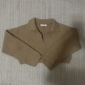 Oak and Fort Crop Sweater